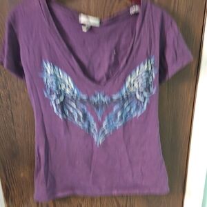 Vibrant Purple Graphic Tee